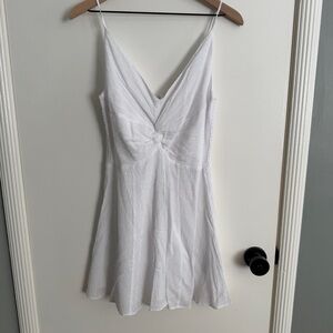 NWT Abercrombie & Fitch Crinkle Textured Twist-front Mini Dress